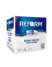 BEYAZ PEÇETE 100 YAPRAK 24X24 32Lİ