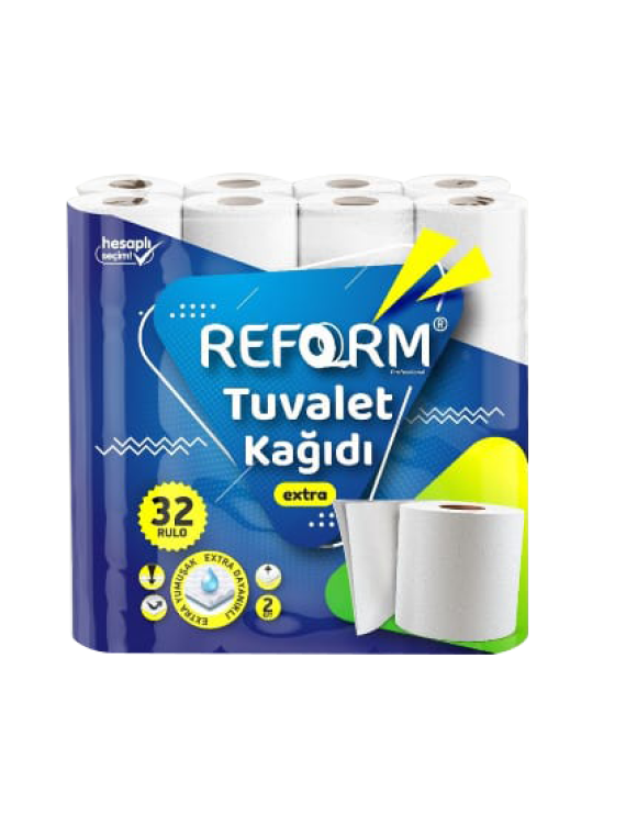 TUVALET KAĞIDI 115 YP. 2 KATLI 32*3 96 RULO