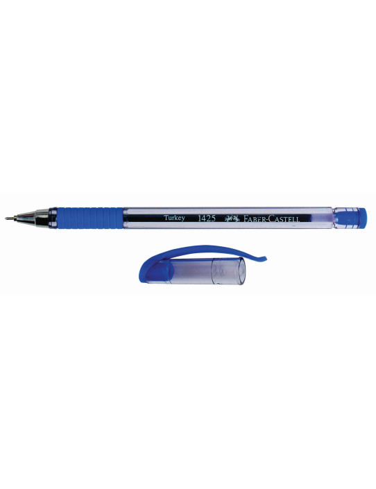 Faber-Castell 1425 İğne Uç Tükenmez, Mavi10 lu
