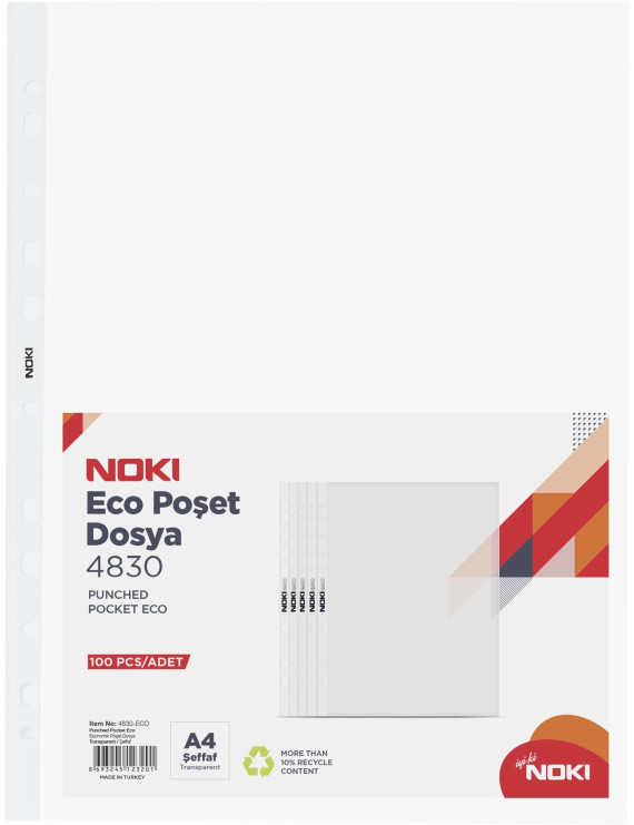 NOKİ POŞET DOSYA ECO 100LÜ (45 MİC)