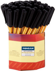 Pensan 1010 Tükenmez Kalem 1 mm Siyah 60lı