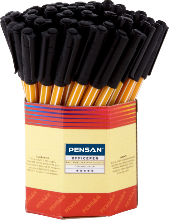 Pensan 1010 Tükenmez Kalem 1 mm Siyah 60lı