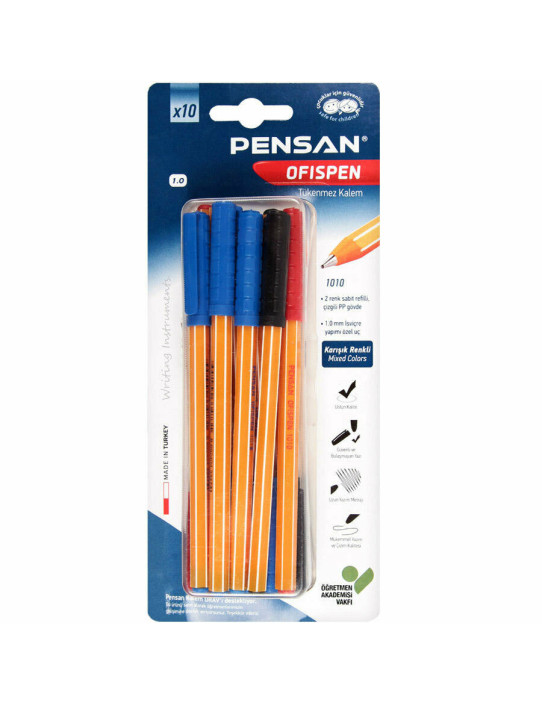 Tükenmez Kalem 1 mm 10 lu