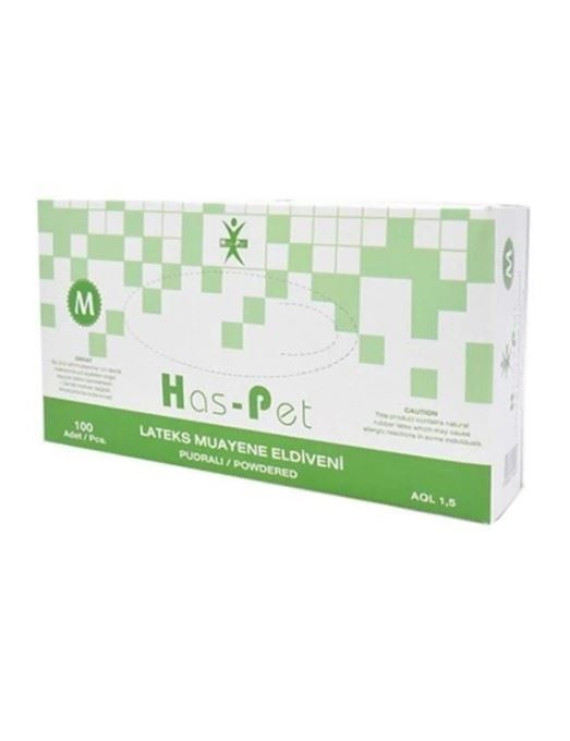 HASPET PUDRALI LATEKS ELDİVEN 100LÜ M