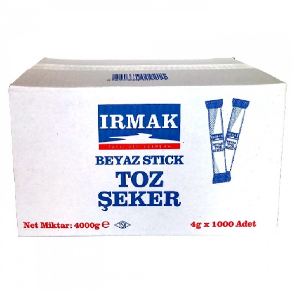 Irmak Stick Şeker 4 kg 1000'li Paket