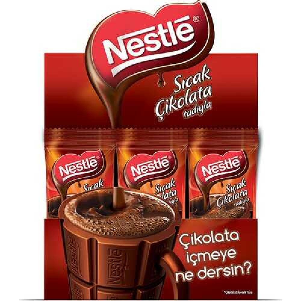 Nestle Sıcak Çikolata 18,5 gr 24`lü Paket